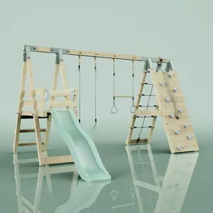 Polarplay - Structure à grimper Crocodile Vert 288 x 370 cm
