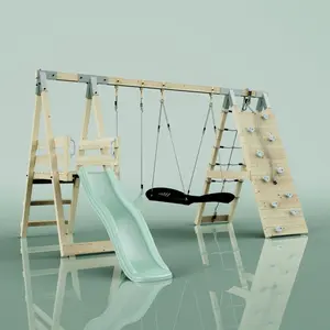 Portique à grimper PolarPlay Libellule, Vert menthe