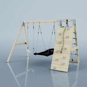 Portique à grimper PolarPlay Pélican, Bleu glacier / Bateau-170 cm