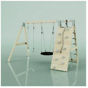 Portique à grimper PolarPlay Pélican, Vert menthe / Nid-100 cm pas cher