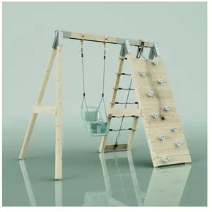 Portique á grimper PolarPlay Lapin des neiges, Vert menthe