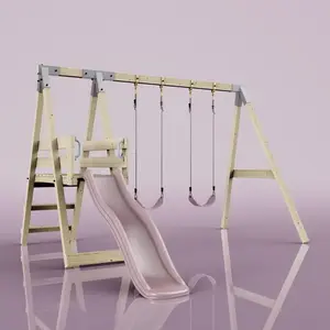 Balançoire PolarPlay Hirondelle, Vieux rose pas cher