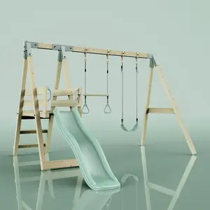 Balançoire PolarPlay Mésange bleue, Vert menthe
