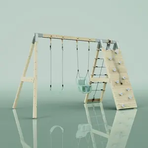 Polarplay - Structure à grimper Coucou Vert 183 x 322 cm