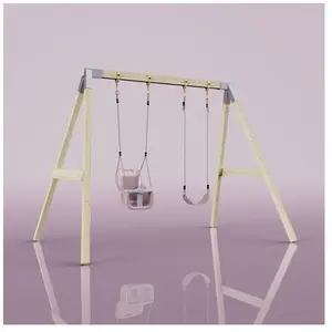 Balançoire PolarPlay Perroquet, Vieux rose pas cher