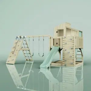 Aire de jeux PolarPlay Finn, Normal / Vert menthe
