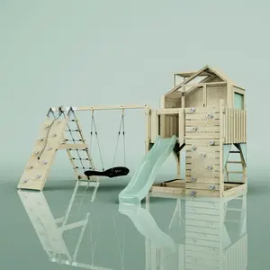 Aire de jeux PolarPlay Oscar, Bateau-120 cm / Vert menthe pas cher