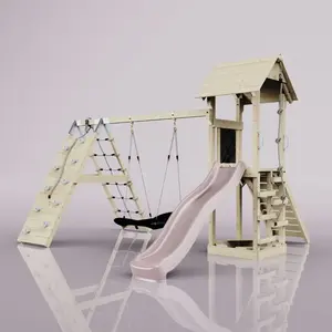 Aire de jeux PolarPlay Kiruna, Bateau-120 cm / Vieux rose pas cher