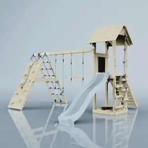 Aire de jeux PolarPlay Kiruna, Trepèze / Bleu glacier pas cher