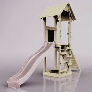 Aire de jeux PolarPlay Lillehammer, Vieux rose pas cher