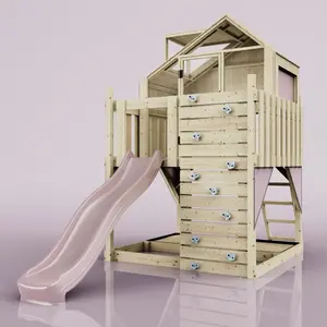 Cabane enfant sur pilotis PolarPlay Météorite, Vieux rose pas cher