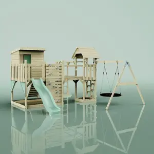 Aire de jeux PolarPlay Malou, Nid-100 cm / Vert menthe