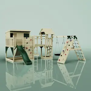 Aire de jeux PolarPlay Malin, Nid-100 cm / Vert émeraude pas cher