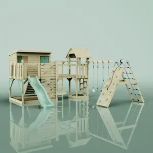 Aire de jeux PolarPlay Malin, Bébé / Vert menthe pas cher