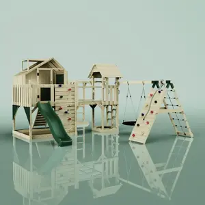 Aire de jeux PolarPlay Milo, Nid-100 cm / Vert émeraude pas cher