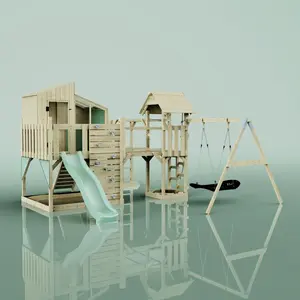 Aire de jeux PolarPlay Emma, Bateau-120 cm / Vert menthe pas cher