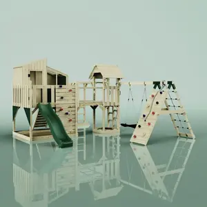 Aire de jeux PolarPlay Gustav, Bateau-120 cm / Vert émeraude pas cher