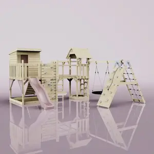 Aire de jeux PolarPlay Lars, Nid-100 cm / Vieux rose pas cher