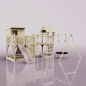 Aire de jeux PolarPlay Malou, Nid-100 cm / Vieux rose pas cher