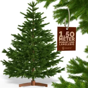 CASARIA® Sapin de Noël artificiel Premium L 150x90cm support arbre de ...