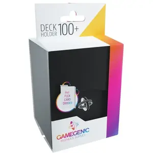 GAMEGEN!C Gamegenic - Deck Holder 100+ Black - Jeux de société - Jeux de Cartes - Accessoires et Fournitures pour Jeux de société - Matériel de Protection
