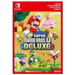 Code de téléchargement New Super Mario Bros.U Deluxe Nintendo Switch pas cher