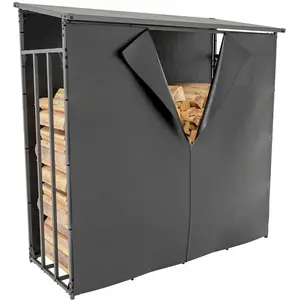Comparateur de prix : CLP Abri pour Bois de chauffage Ruston en Aluminium avec Bâche de protection , XL