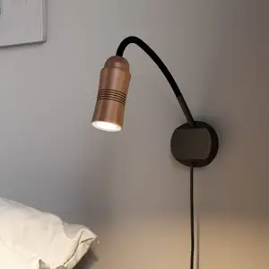 Top Light Neo! Flex Hotel II applique LED, cuivrée/noire pas cher