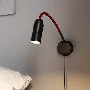 Top Light Neo! Flex Hotel II applique LED, noire/rouge pas cher