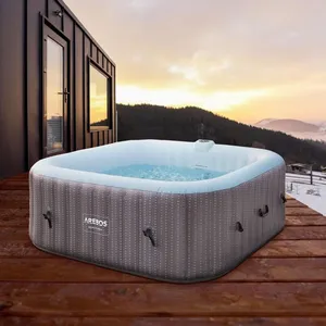 Comparateur de prix : AREBOS Spa Gonflable | pour l'intérieur et l'extérieur | pour 6 Person...