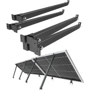 Comparateur de prix : NuaSol Lot de 2 supports de fixation pour centrale électrique de balco...