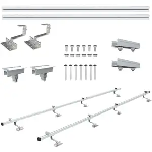 Comparateur de prix : NuaSol Kit de montage de toit de tuile photovoltaïque | Support de pan...