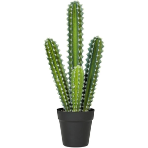 HOMCOM Plante artificielle Cactus 53 cm en pot pour la maison, le bure... pas cher