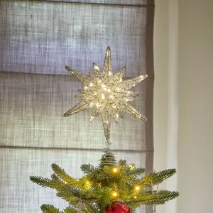 LOBERON Pointe de sapin à LED Aurellith pas cher