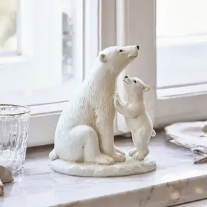 LOBERON Ours polaires décoratifs Fjällros pas cher