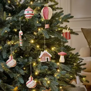 LOBERON Lot de 7 décorations à suspendre Doosie pas cher