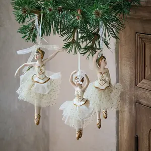 LOBERON Lot de 3 décorations à suspendre pas cher