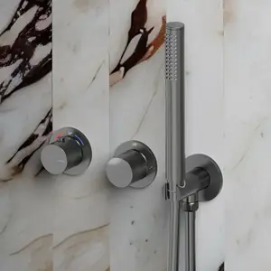 Steinberg 911 Mitigeur thermostatique de douche encastré 2 sorties, 911 4120 BGM, pas cher
