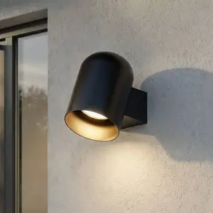 Comparateur de prix : Applique d'extérieur Lindby Lupil, noir, métal, GU10, IP44
