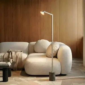Lampadaire LED Lucande Steve, aluminium, 130 cm, à intensité variable pas cher