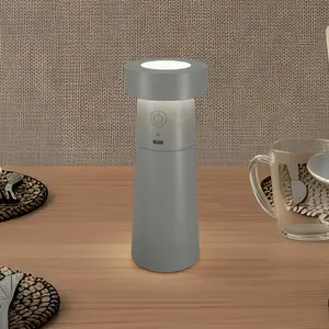 Lucande Salière LED Salt, gris clair, batterie, IP44 pas cher