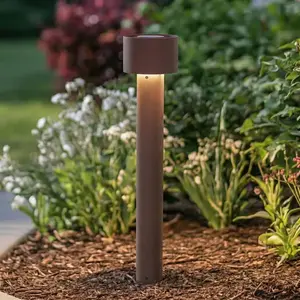 Arcchio borne lumineuse LED Milten, 65 cm, rouille, IP65