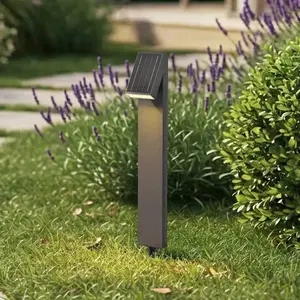 Lampe solaire LED Prios Lestor, anthracite, à intensité variable, IP65 pas cher