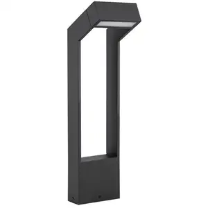 Bornes lumineuses LED Arcchio Kovato, hauteur 60 cm, gris foncé, IP65