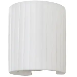 Lindby Applique murale Virelle, blanc, textile, E27Vendu parluminaire