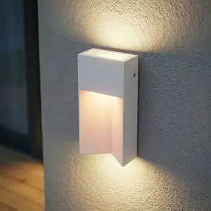 Applique d'extérieur LED Lucande Kaholo, gris clair, CCT, IP44Vendu parluminaire