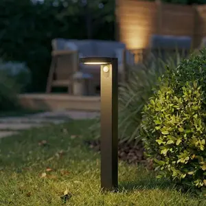 Bornes lumineuses LED PRIOS Tarlson, rondes, anthracite, capteur pas cher