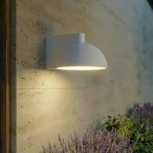 Comparateur de prix : Applique d'extérieur LED Lucande Velira, gris clair, métal, IP54