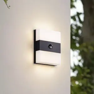 Comparateur de prix : Applique d'extérieur LED PRIOS Teekon, anthracite, capteur, IP44