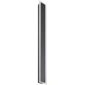 Applique d'extérieur LED Lucande Ilora, noire, 100 cm, CCT, IP65